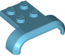 Vehicle, Mudguard 4 x 3 x 1 with Arch Curved
