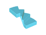 Stairs 6 x 6 x 4 Curved