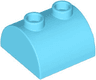 Slope, Curved 2 x 2 Double with 2 Hollow Studs