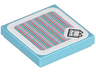 Tile 2 x 2 with Super Mario Scanner Code Fliprus Pattern (Sticker) - Set 71417