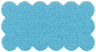 Cloth Carpet Rug 3 x 5 with Scalloped Edges