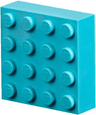 Magnet Brick, Modified 4 x 4 Sealed Base