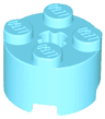 Brick, Round 2 x 2 with Axle Hole