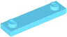 Plate, Modified 1 x 4 with 2 Studs with Groove