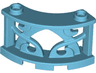 Fence 3 x 3 x 2 Quarter Round Ornamental with 2 Studs