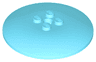 Dish 6 x 6 Inverted (Radar) - Solid Studs