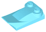 Slope, Curved 3 x 2 x 2/3 with 2 Studs, Wing End