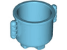 Duplo Utensil Kettle with Closed Ridged Handles 2 x 2 x 1 1/2