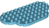 Duplo, Plate 12 x 6, Rounded Corners with 2 2 x 2 Corner Cutouts