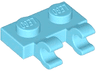 Plate, Modified 1 x 2 with 2 Open O Clips (Horizontal Grip)