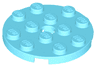 Plate, Round 4 x 4 with Hole