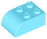 Slope, Curved 3 x 2 with 4 Studs