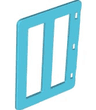 Duplo Door / Window Pane 1 x 4 x 4 with 2 Panes