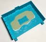 Container, Book Cover Half, 16 x 12 x 2 2/3 (Storybook Adventures) with Tan Sand Background with Waves and Bubbles Pattern