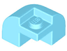 Slope, Curved 2 x 2 x 1 1/3 Corner Round with Recessed Stud