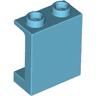 Panel 1 x 2 x 2 with Side Supports - Hollow Studs