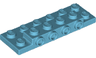 Plate, Modified 2 x 6 x 2/3 with 4 Studs on Side