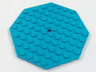 Plate, Modified 10 x 10 Octagonal with Hole