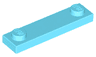 Plate, Modified 1 x 4 with 2 Studs without Groove