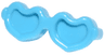 Friends Accessories Glasses, Heart Shaped with Small Pin