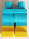 Hips and Legs with Molded Yellow Lower Legs / Boots Pattern