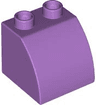 Duplo, Brick 2 x 2 x 1 1/2 Slope Curved