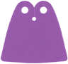 Mini Doll, Cape Cloth, Standard - Traditional Starched Fabric - 3.25cm Height