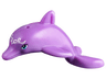 Dolphin, Friends Style, Jumping with Bottom Axle Holder with Medium Azure Eyes and White Face Decorations Pattern (Elves Delphia)