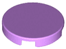 Tile, Round 2 x 2 with Bottom Stud Holder