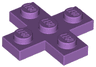 Plate, Modified 3 x 3 Cross
