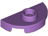 Plate, Round 1 x 2 Half with 1 Stud (Jumper)