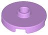 Tile, Round 2 x 2 with Open Stud