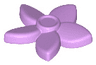 Friends Accessories Hair Decoration, Flower with Pointed Petals and Small Pin