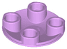 Plate, Round 2 x 2 with Rounded Bottom (Boat Stud)