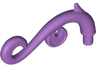 Plant Stem, Curved with Bar, Thorns, and Swirls