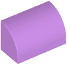 Slope, Curved 1 x 2 with Bottom Stud Holder