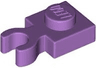 Plate, Modified 1 x 1 with Open O Clip Thick (Vertical Grip)