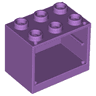 Container, Cupboard 2 x 3 x 2 - Hollow Studs