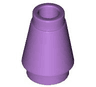 Cone 1 x 1 with Top Groove