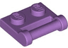 Plate, Modified 1 x 2 with Bar Handle on Side - Closed Ends