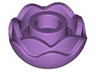 Plant Flower Round with 2 Layers (Peony Rose) with Open Stud and Small Pin Hole