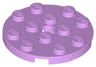 Plate, Round 4 x 4 with Hole