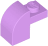 Slope, Curved 2 x 1 x 1 1/3 with Recessed Stud