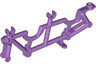 Bicycle Frame Tandem with Clips for Handlebars
