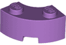 Brick, Round Corner 2 x 2 Macaroni with Stud Notch and Reinforced Underside