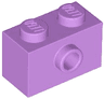Brick, Modified 1 x 2 with Stud on Side with Bottom Stud Holder