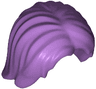 Minifigure, Hair Mid-Length Tousled with Center Part