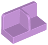 Panel 1 x 2 x 1 with Rounded Corners and Center Divider
