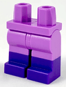 Hips and Legs with Molded Dark Purple Lower Legs / Boots  Pattern