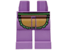 Hips and Legs with Medium Nougat Apron with Bright Green Hem Pattern